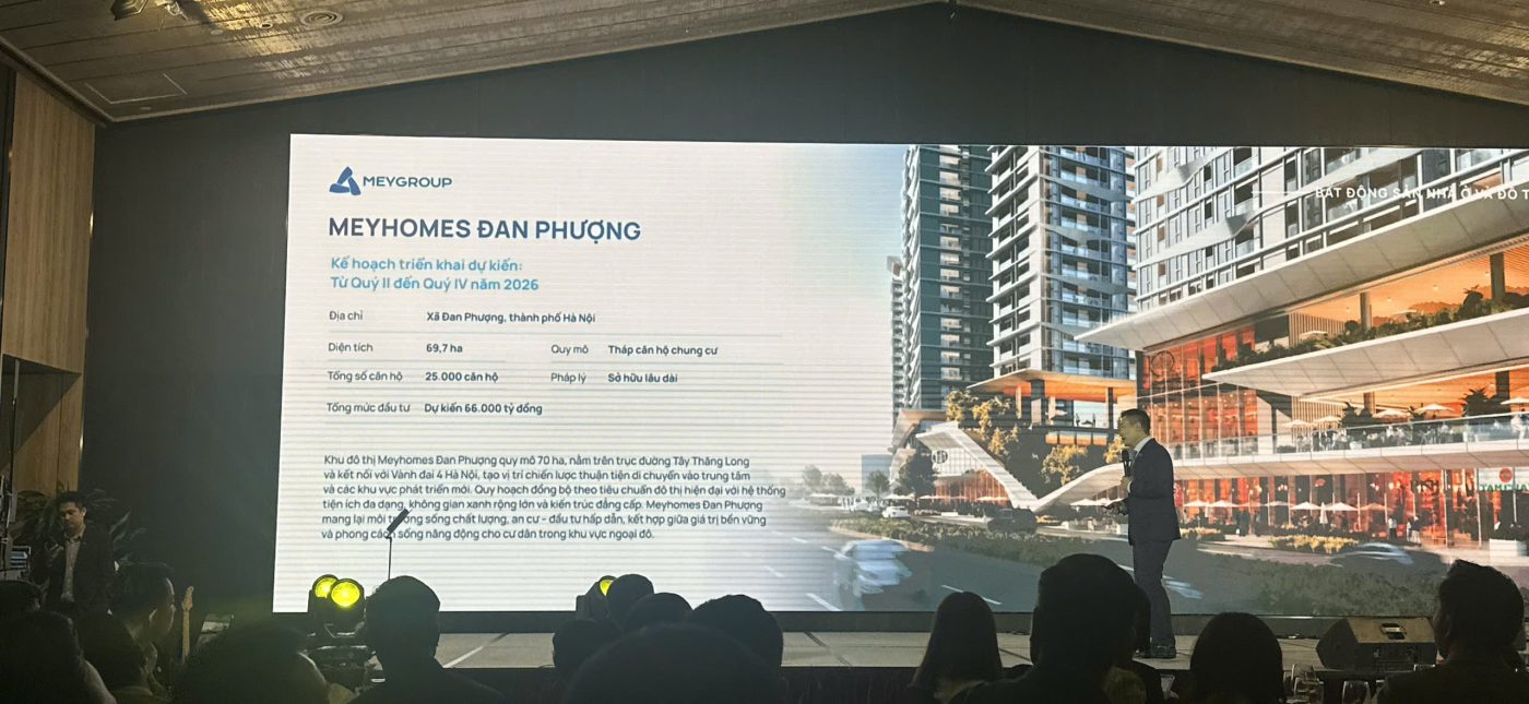 Dự án Meyhomes Đan Phượng do Meyland làm chủ đầu tư.